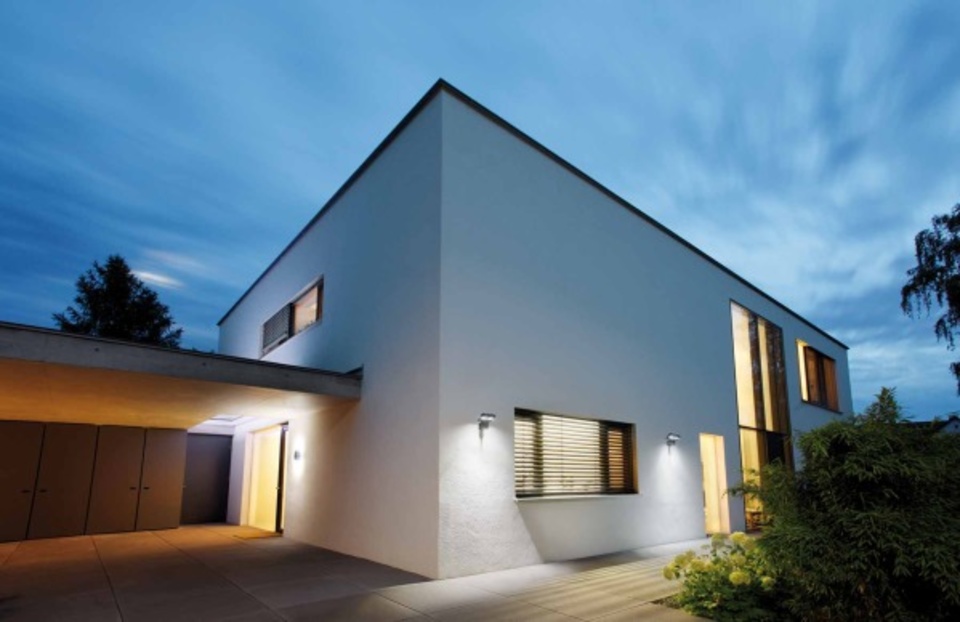 Aussenbeleuchtung bei Gebäude- und Anlagentechnik Haina GmbH in Römhild