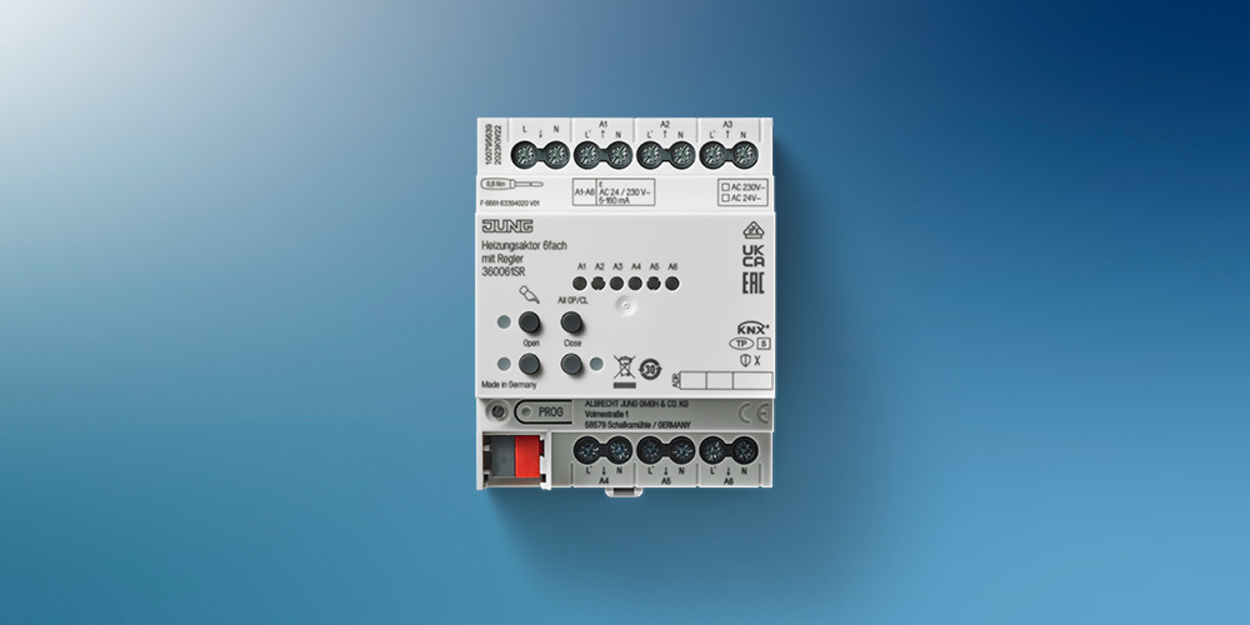 KNX Heizungsaktor 6-fach bei Gebäude- und Anlagentechnik Haina GmbH in Römhild